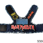 Iron Maiden Harness XXS Blue Denim