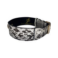 Load image into Gallery viewer, White & Black Classic Snake Collar

