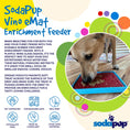 Load image into Gallery viewer, Vino Dog eMat - Enrichment Lick Mat For Dogs and Cats | Wine-Inspired Design| SodaPup
