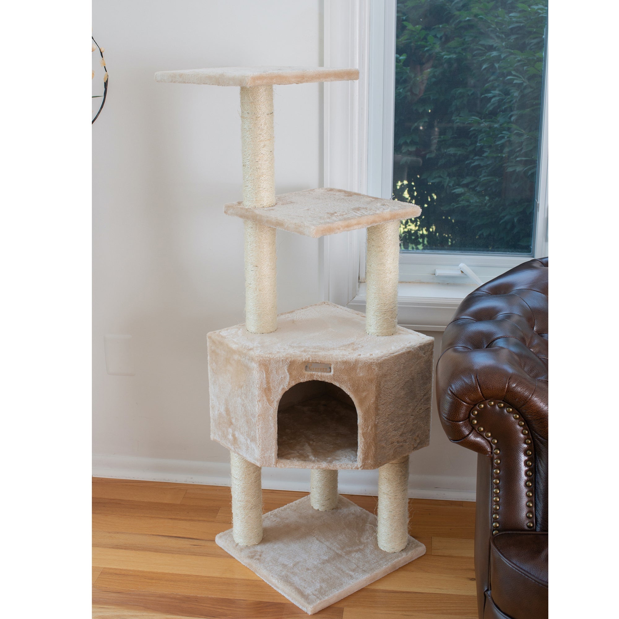 Armarkat Cat Tree GP78480321 - 48-Inch - Beige