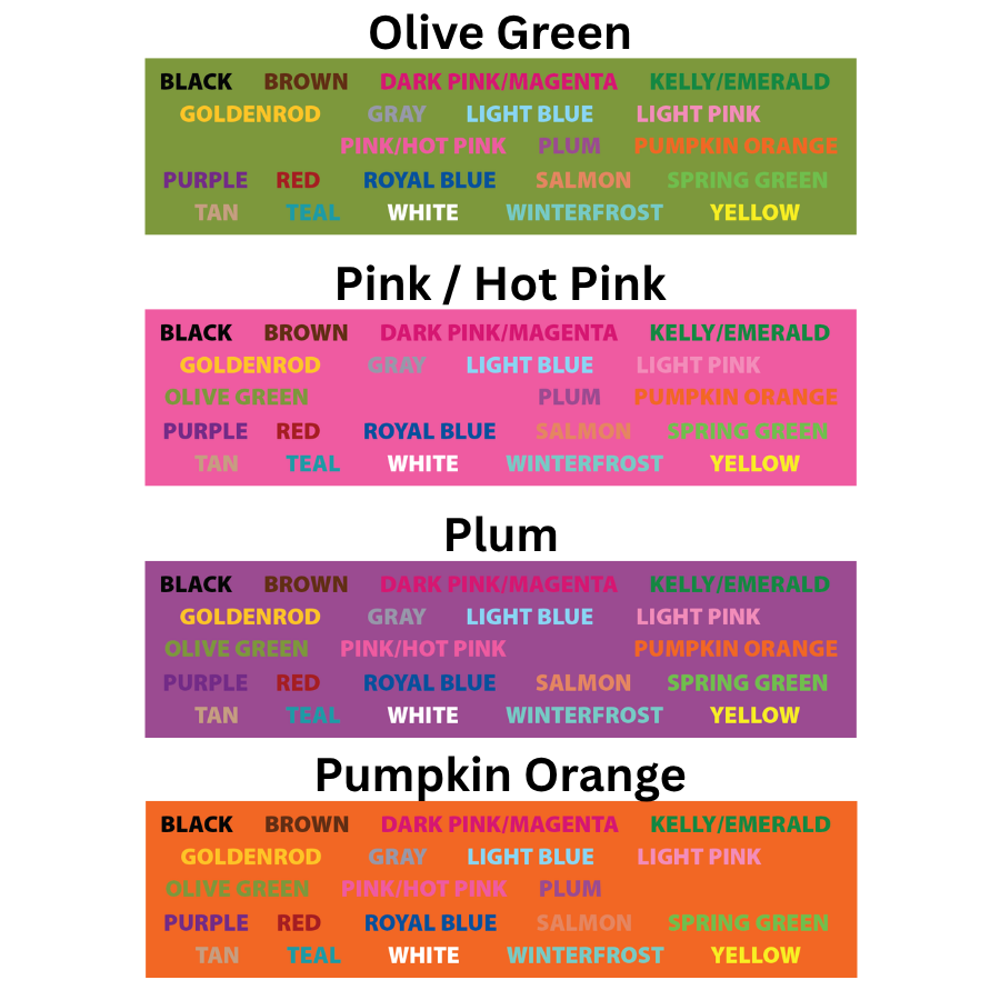 Personalized Solid Colored Martingale Collar