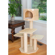 Armarkat Premium S4203 Scots Pine Solid Wood Cat Tree 46