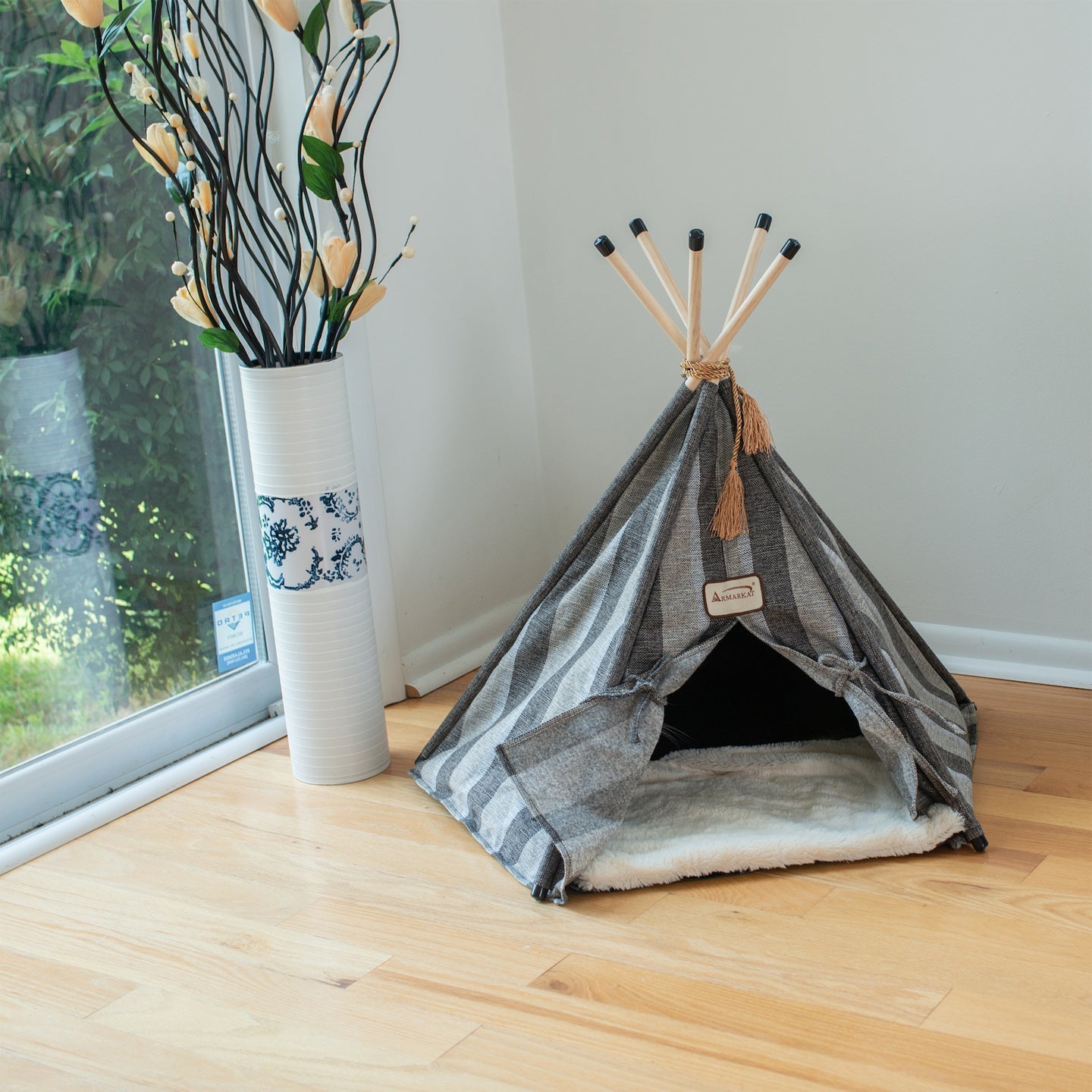 Armarkat Cat Teepee Bed C56HBS/SH - Gray