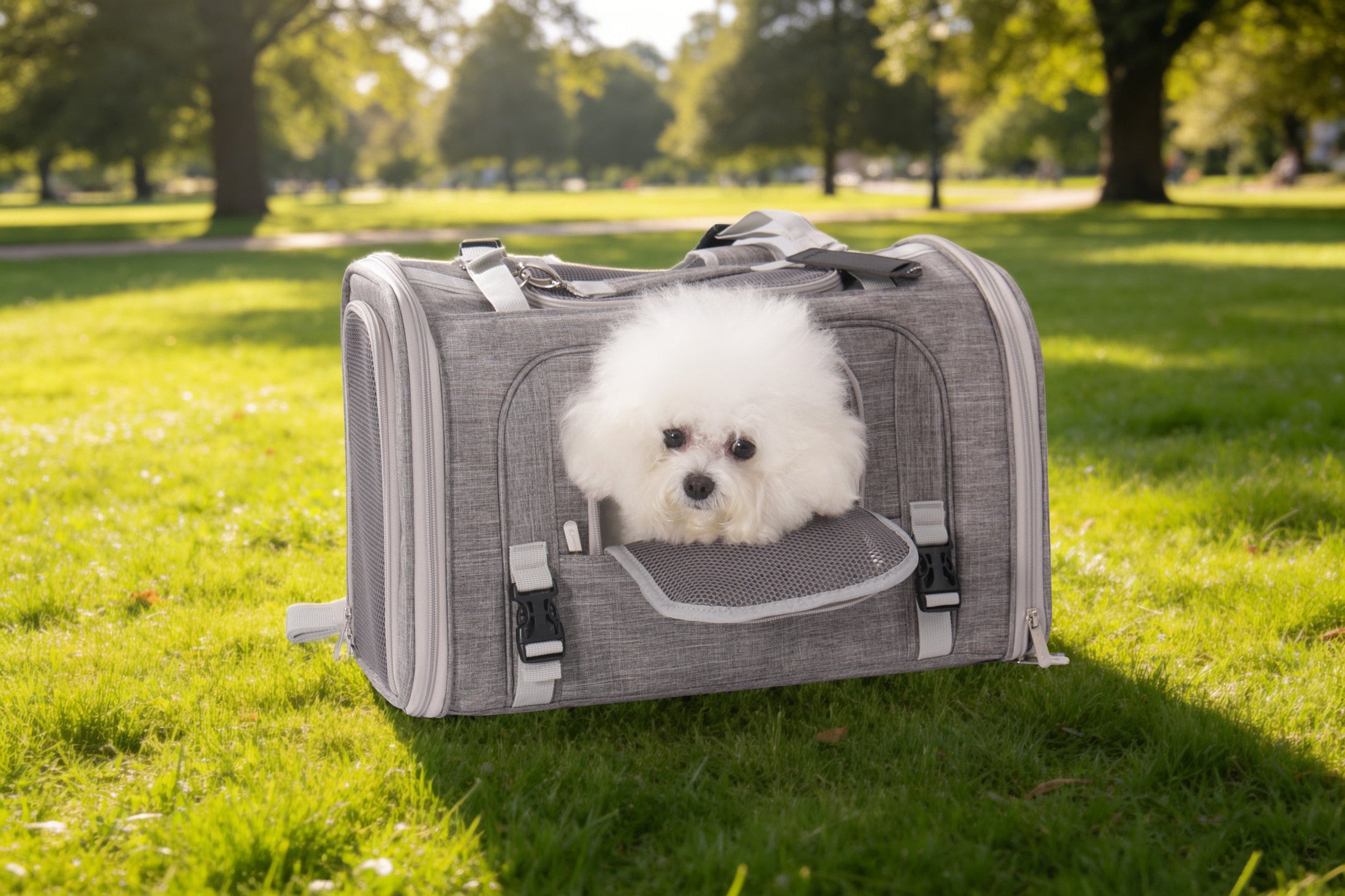 Mr. Peanut's Monterey Series Airline Compliant Horizontal Backpack Pet Carrier - Southlake Paws