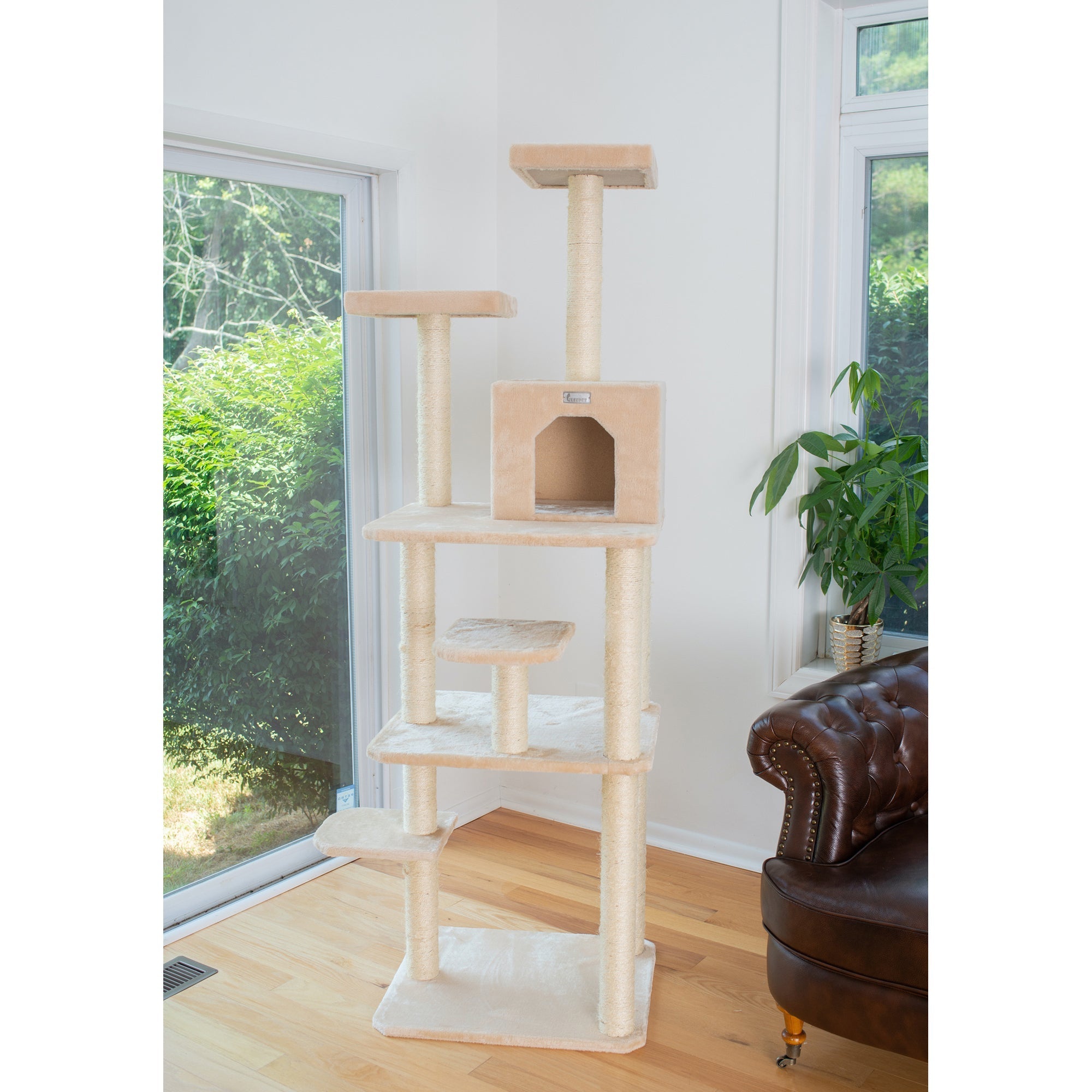 Armarkat Cat Tree GP78740821 - 74-Inch - Beige