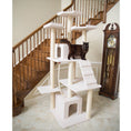 Load image into Gallery viewer, Armarkat B8201 Classic Cat Tree In Ivory Jackson Galaxy Approved Multi Levels With Ramp Three Perches Rope Swing Two Condos
