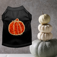 Load image into Gallery viewer, Chiffon Rose Halloween Pumpkin Dog Outfit 
