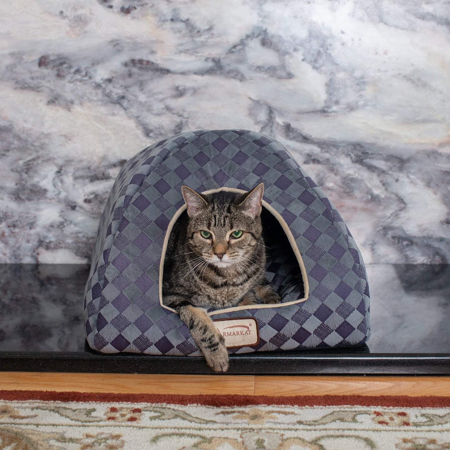 Armarkat Cat Bed C65HHG/LS - Purple/Gray