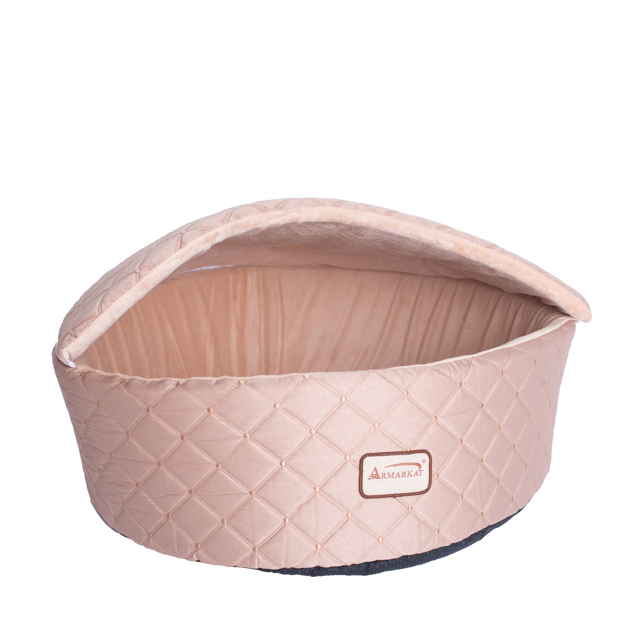 Armarkat Cuddle Cave Cat Bed C33HFS/FS-M - Apricot - Medium