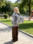 Load image into Gallery viewer, Mr. Peanut's Monterey Series Airline Compliant Horizontal Backpack Pet Carrier - Southlake Paws
