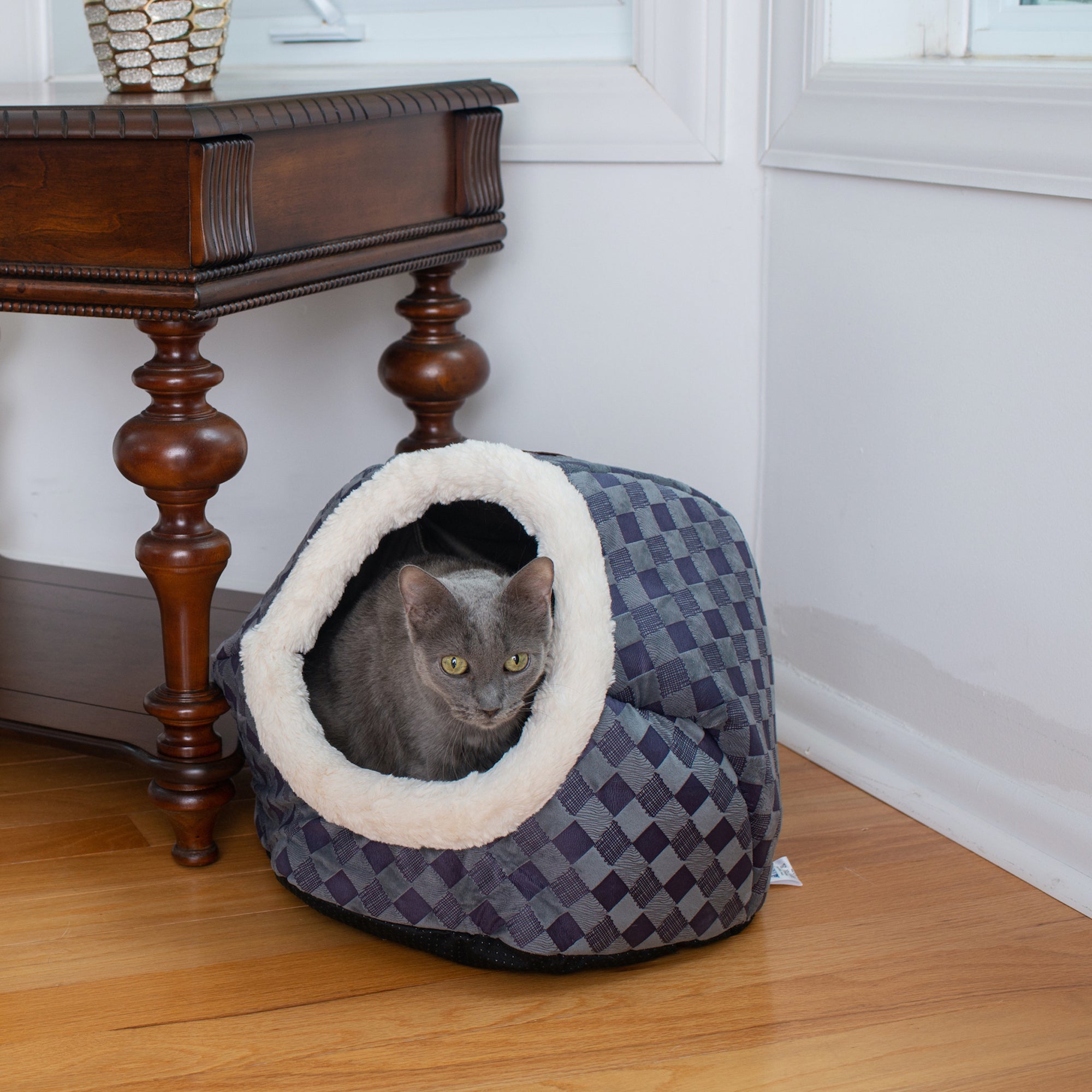 Armarkat Cuddle Cave Cat Bed C44 - Blue