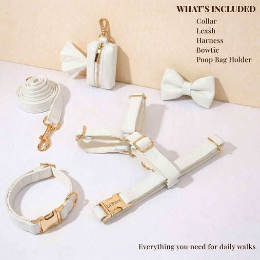 White Leather Set