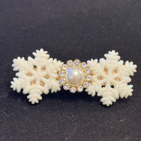 Snowflake Elegance Barrette - image 4