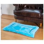 Armarkat M01CTL-M Medium Pet Bed Mat  Dog Crate Soft Pad With Poly Fill Cushion Sky Blue