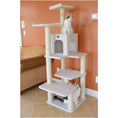 Load image into Gallery viewer, Armarkat B6802 Classic Cat Tree In Ivory Jackson Galaxy Approved Six Levels With Condo and Two Perches
