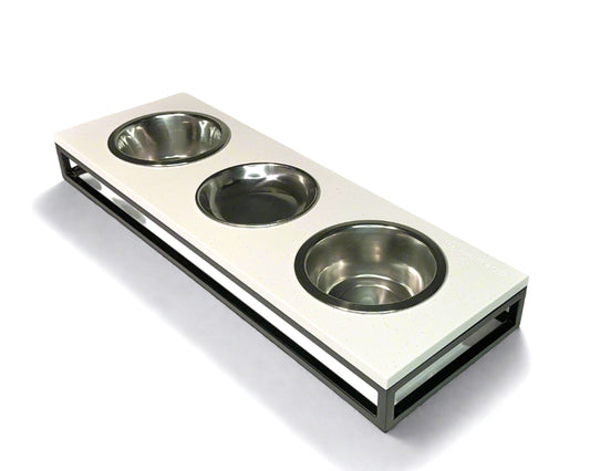 Three Bowls Lunch Bar for Cats - Southlake Paws