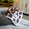 Load image into Gallery viewer, Chocolate Cow Dog Blanket
