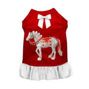 Christmas Horse Dress- Dog Dress 
