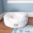 Load image into Gallery viewer, Armarkat Plush Pet Bed C70NBS-M - White

