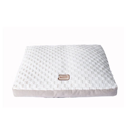 Armarkat Pet Bed Mat M12HMB/MB-L - Beige/White
