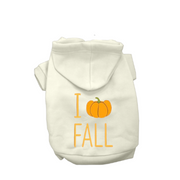 I Heart Pumpkin Fall- Dog Hoodie 