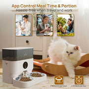 W5 WiFi Automatic Feeder for 2 Pets 