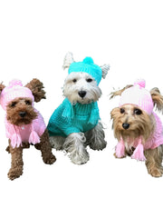 Scottish Cableknit Sweater, Pink 