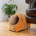 Load image into Gallery viewer, Armarkat Cat Bed C11CZS/MH - Brown/Ivory
