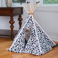 Load image into Gallery viewer, Armarkat Cat Teepee Bed C46 - White/Black
