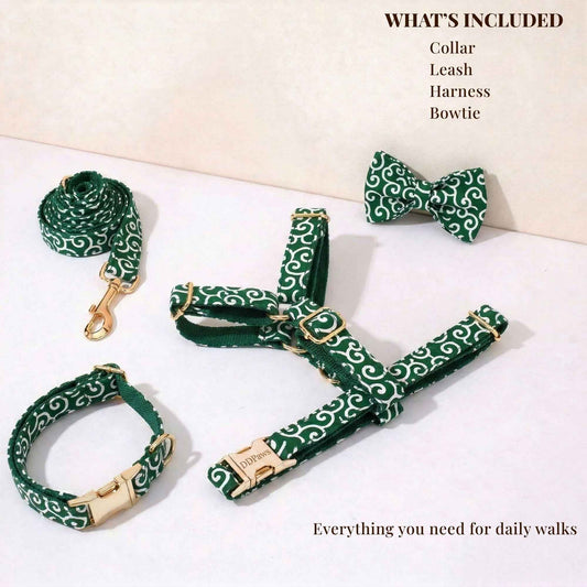 Emerald Swirl Print Set