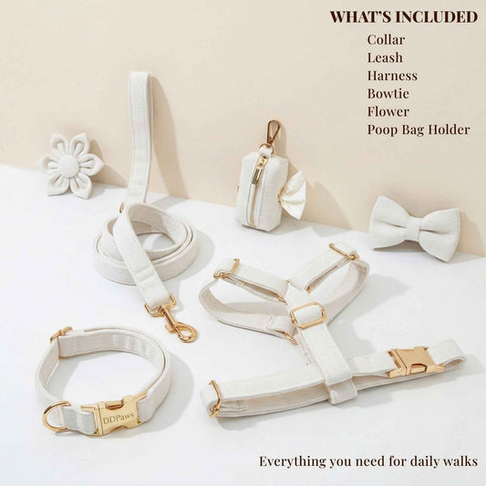 White Wedding Velvet Set