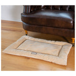 Armarkat M01CMH-M Medium  Pet Bed Mat  Dog Crate Soft Pad  With Poly Fill Cushion Beige