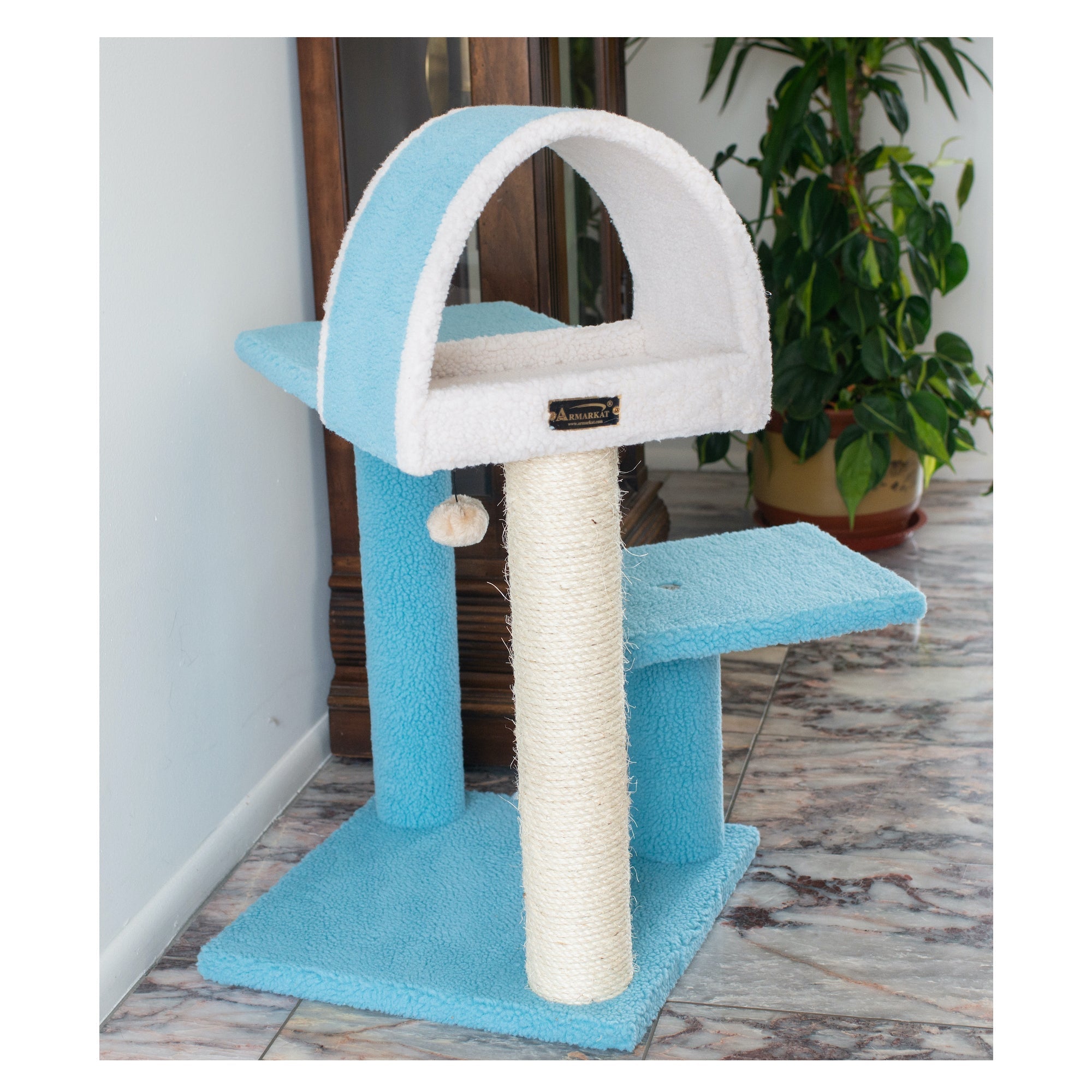 Armarkat Cat Tree B2903 - 29-Inch - Sky/Blue