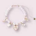 Load image into Gallery viewer, Paws & Pearls Dog Charm Necklace
