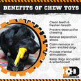 Load image into Gallery viewer, Pipe Wrench Nylon Dog Toy for Aggressive Chewers | USA Made | SodaPup
