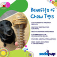 Load image into Gallery viewer, Honey Bone Dental Tower Nylon Chew Toy for Aggressive Chewers | USA Made
