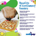 Load image into Gallery viewer, Honeycomb eMat by Southlake Paws, a colorful enrichment lick mat for dogs and cats, promoting mental stimulation and anxiety 
