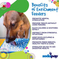 Load image into Gallery viewer, Jigsaw Puzzle eMat - Enrichment Lick Mat for Dogs and Cats | eMat Enrichment Toy for Anxiety Relief | USA Made
