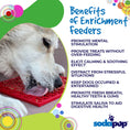 Load image into Gallery viewer, "Peace" Christmas Tree emat - Enrichment Lick Mat for Dogs and Cats | Christmas Tree design | SodaPup
