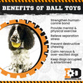 Load image into Gallery viewer, ID Ball Durable Rubber Chew Ball

