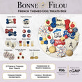 Load image into Gallery viewer, French Themed Dog Treats Gift Box
