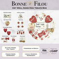 Load image into Gallery viewer, Get Well Soon Themed Dog Treats Gift Box
