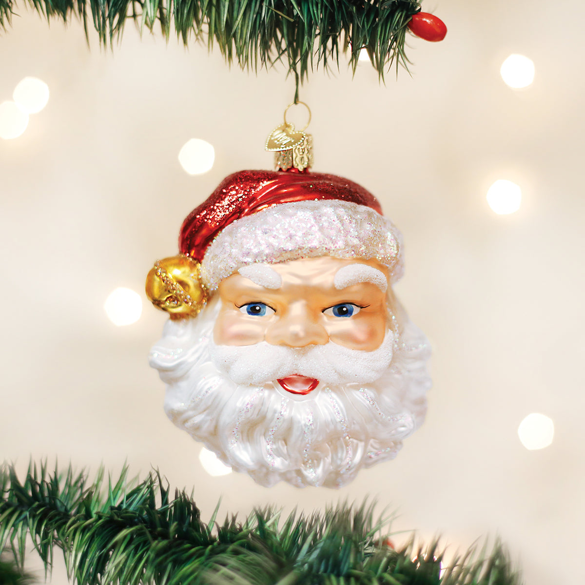 Jingle Bell Santa Ornament - Southlake Paws