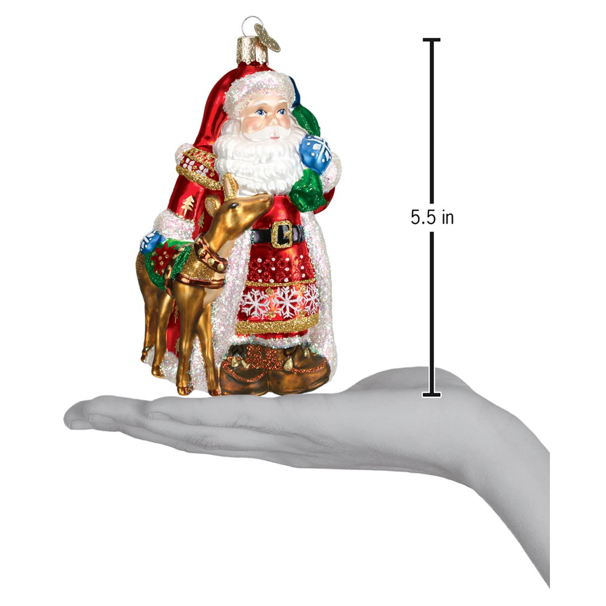 Nordic Santa Ornament - Southlake Paws