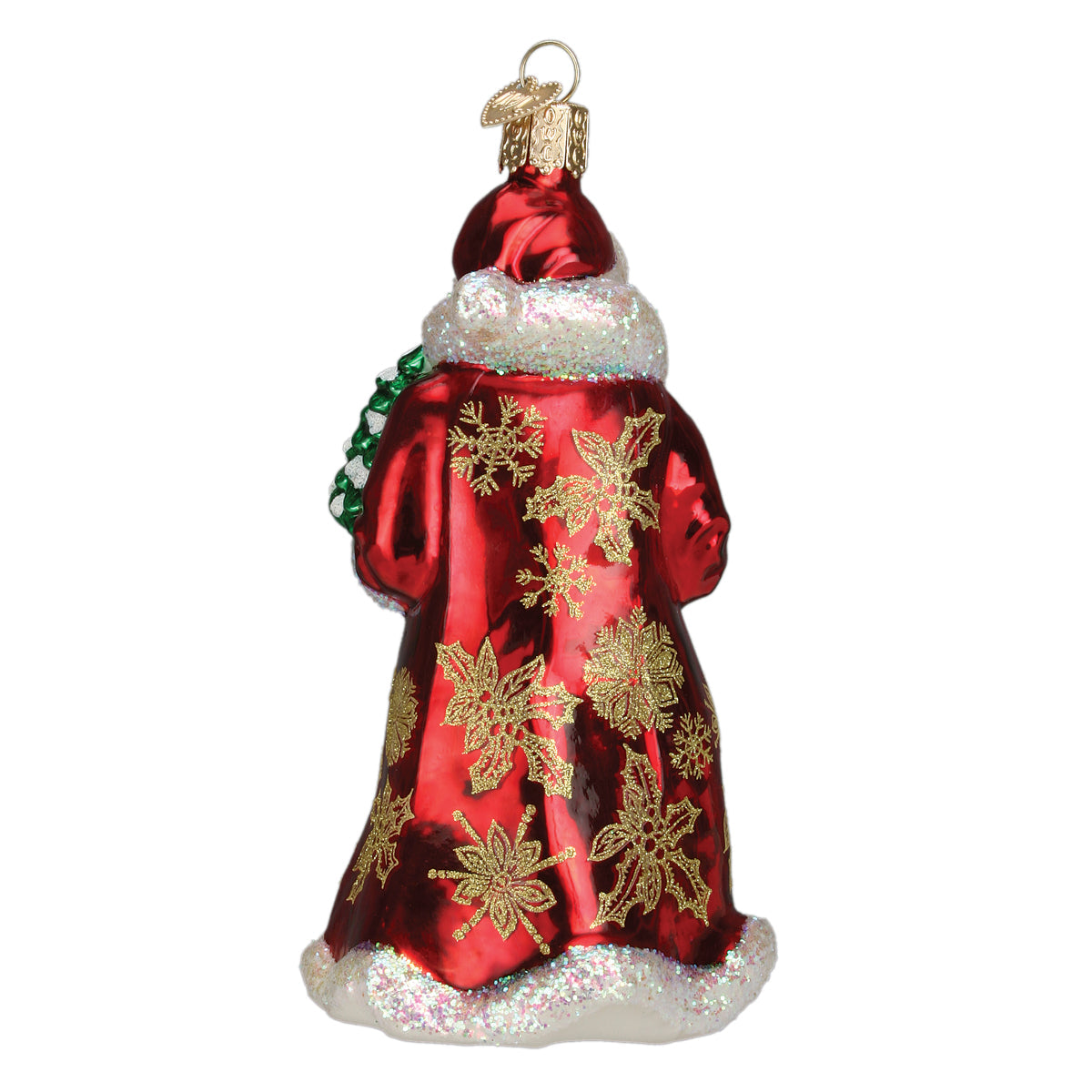 Glistening Golden Santa - Southlake Paws