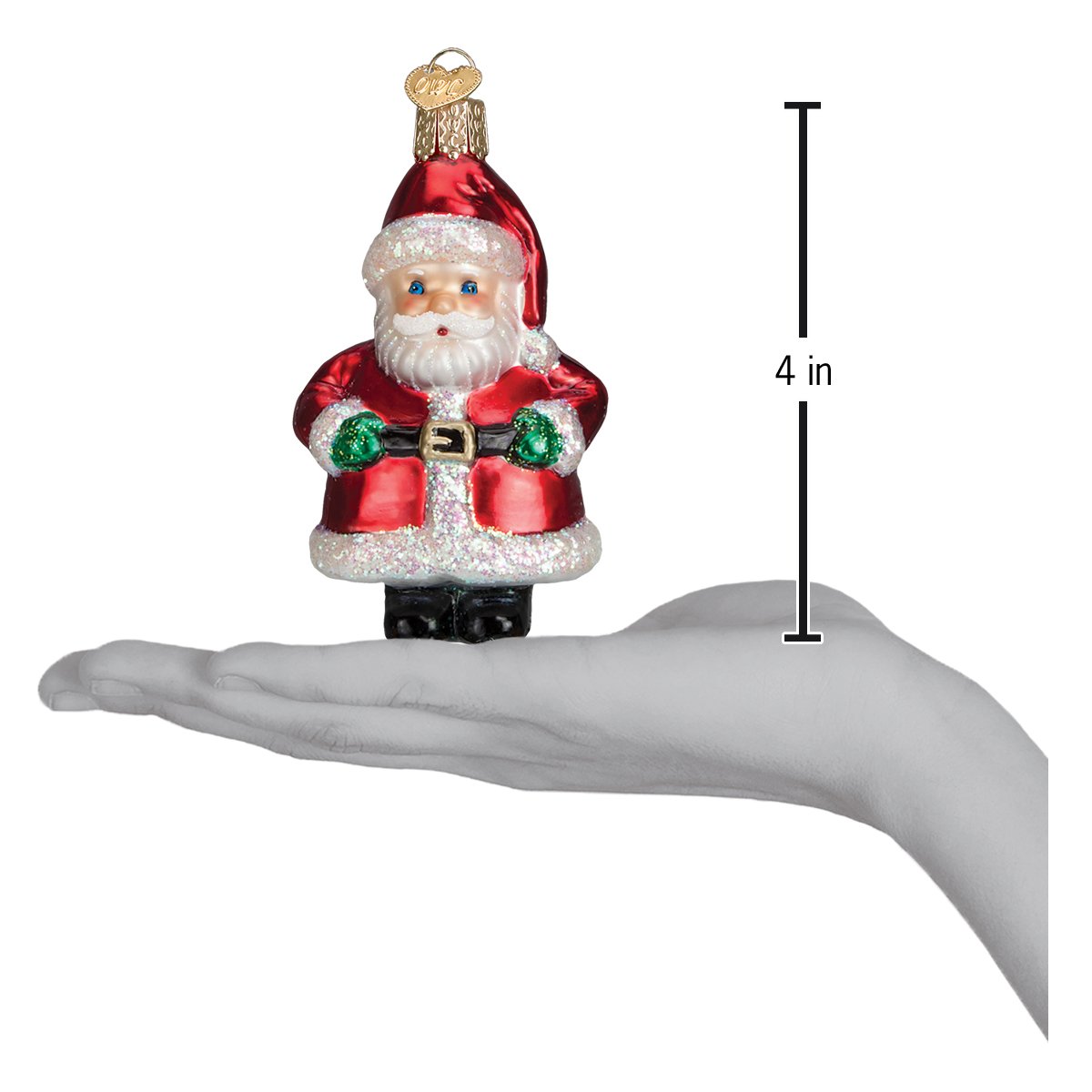 Short Stuff Santa Ornament - Southlake Paws