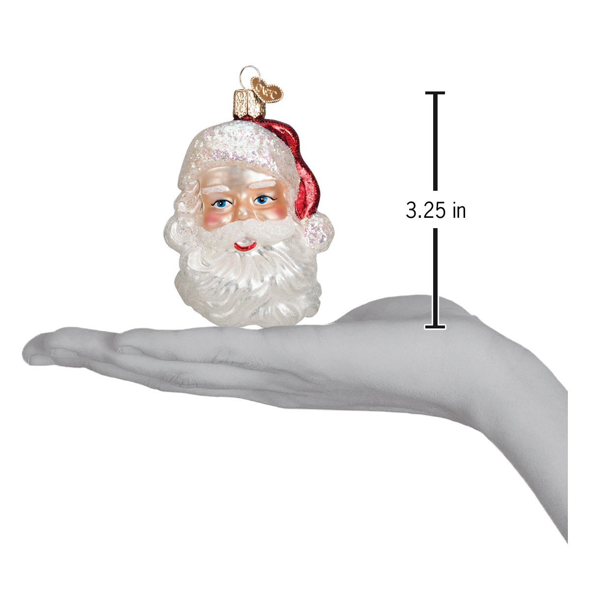 Mid-century Santa Head - Southlake Paws