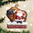 Load image into Gallery viewer, Santa With Bison Ornament - Southlake Paws
