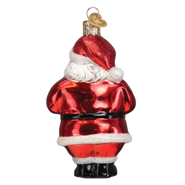 Santa Revealed Ornament - Southlake Paws
