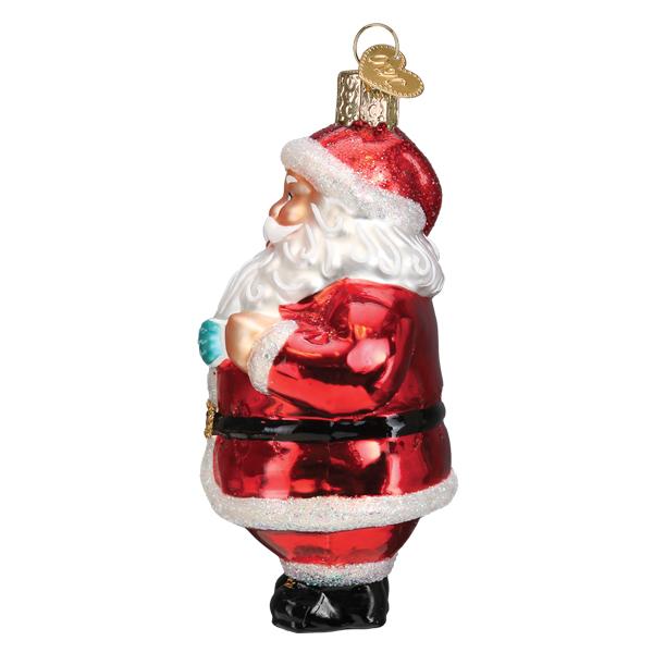 Santa Revealed Ornament - Southlake Paws